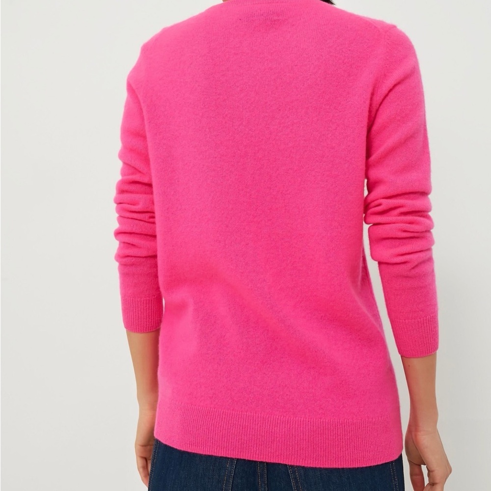 NWT J. Crew Vibrant Pink Crew Neck Sweater